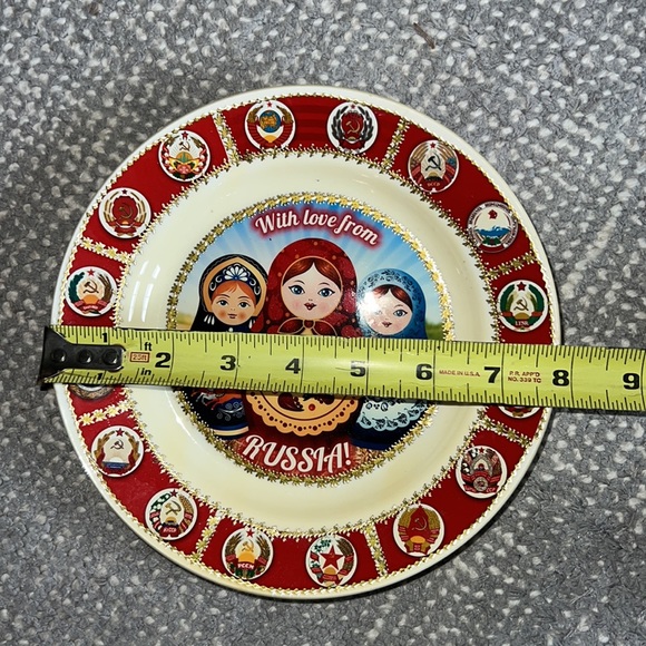 With Love from Russia Plate with holder - Picture 11 of 11